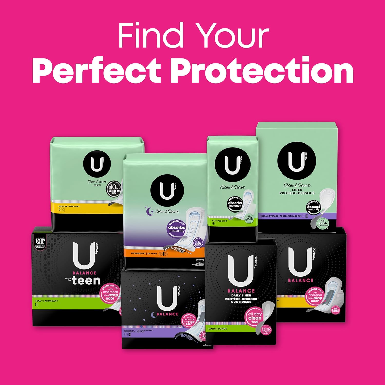 Ultra Thin Pads with Wings, Heavy Absorbency, 46 Count G48686