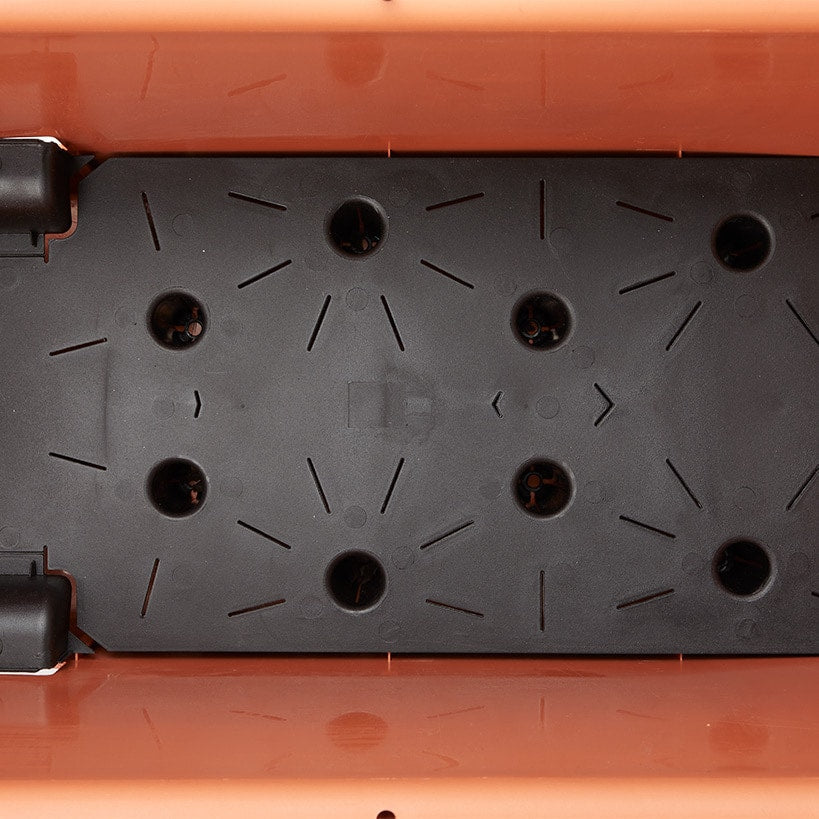 Vegetable Planter With Wheels And Trellis - 58 Inch Self Watering