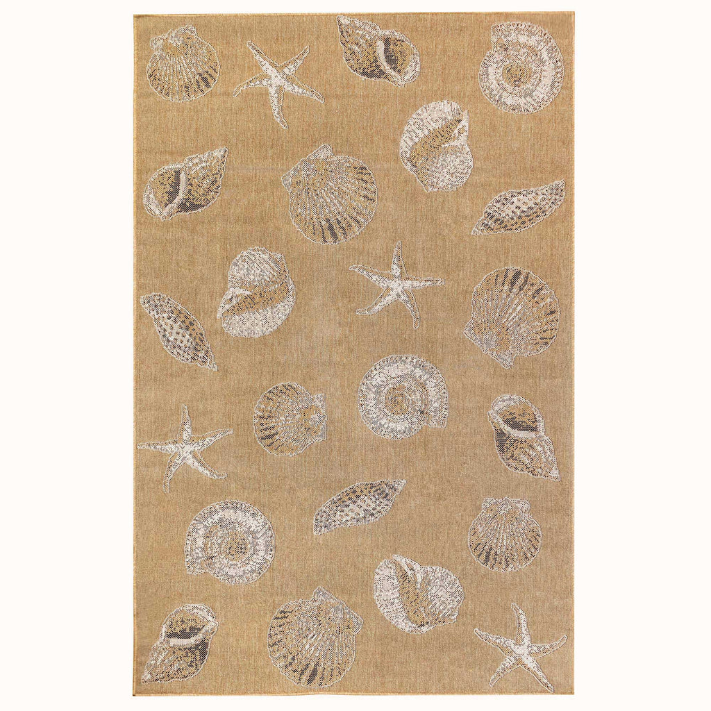 Carmel Shells Indoor Outdoor Area Rug