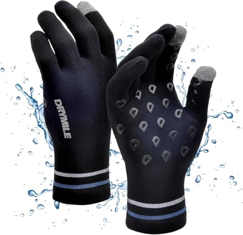 Waterproof Winter Wool Blend Touchscreen Gloves H862243