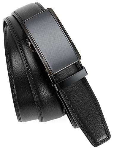 Ratchet Belts for Men - Mens Dress Belt 1 1/4" Mens Belts Leather - Precise Adjustable Belt for Casual Jeans D77451