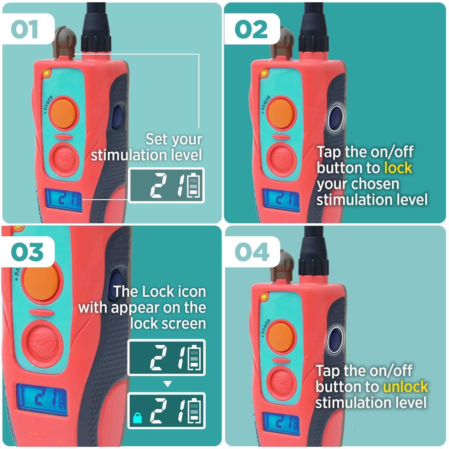 Waterproof Remote Dog Training E-Collar X702140