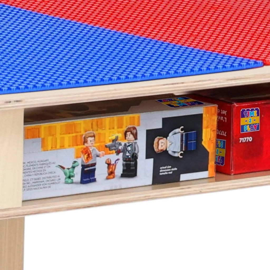 Rectangular School Activity Table with Built-in Storage Y91965