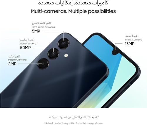 Blue Black 4GB RAM 128GB Storage Android Smartphone M5548