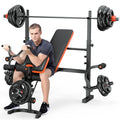6 in 1 Adjustable Weight Bench with Leg Extension H78998