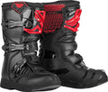 Red/Black Youth MX Boots V707571