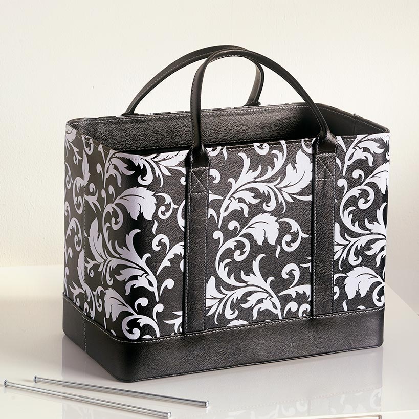Chic Portable File Organizer Tote for Office