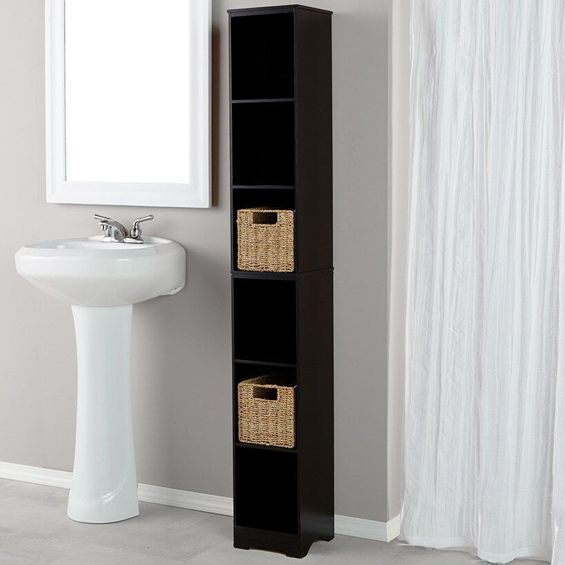 Narrow Storage Tower with 6 Shelves H3196