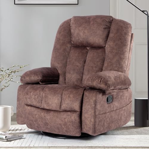 360 Degree Swivel Recliner Chair with Heated Massage A76605