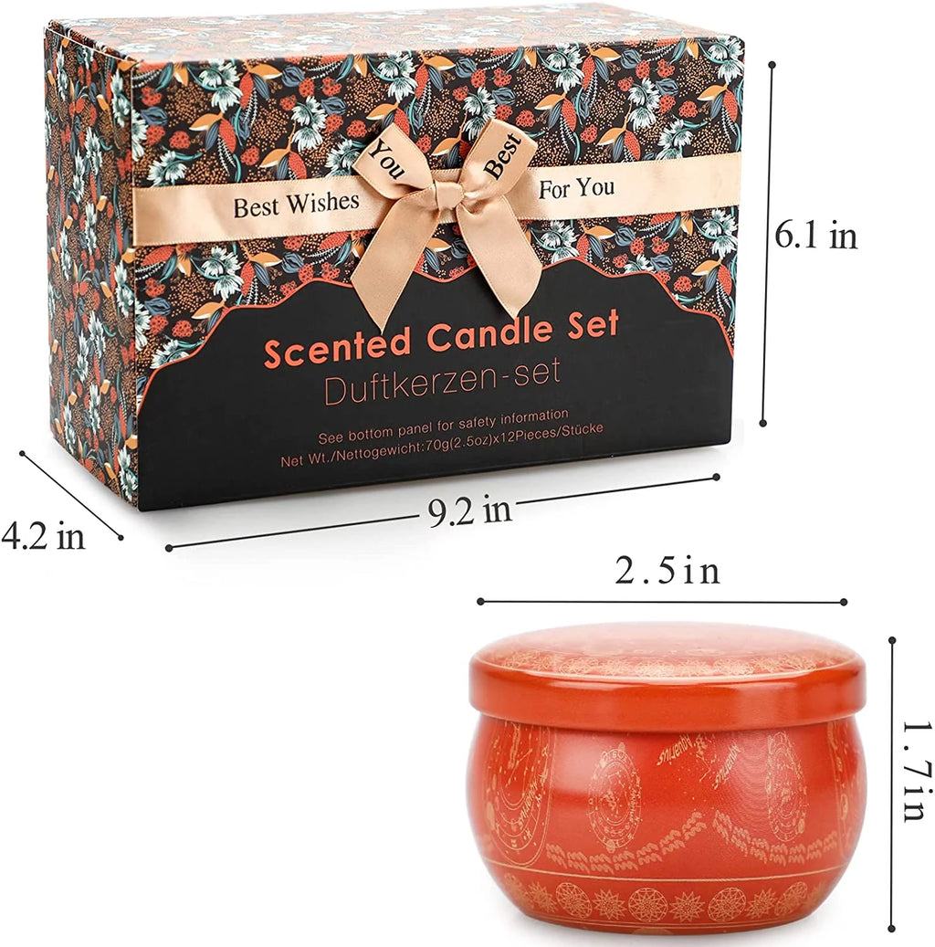 12 Pack Soy Scented Candles, 30 oz P983894