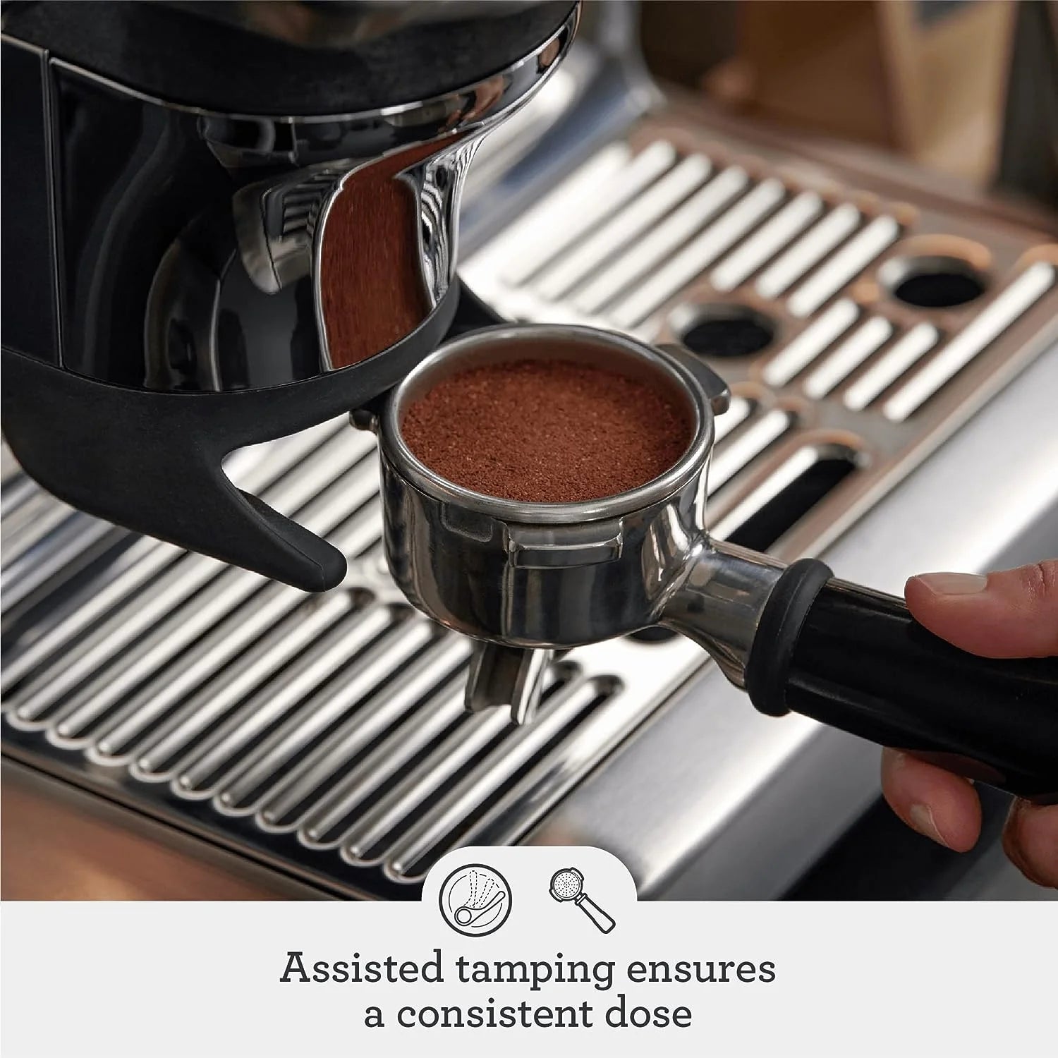 Stainless Steel Espresso Machine, 2 Liters X67754