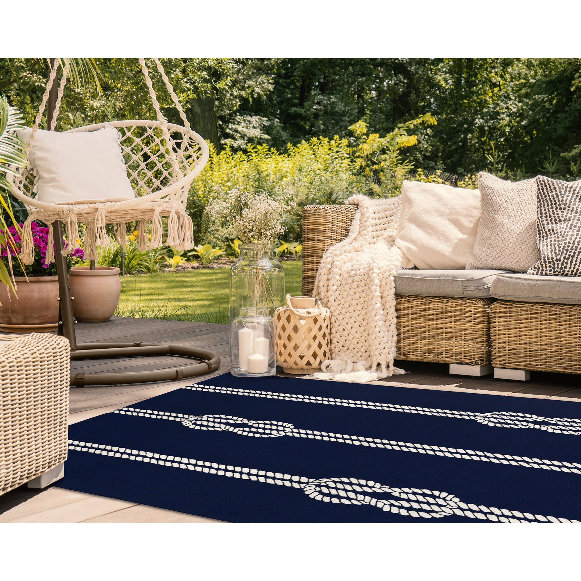 Capri Ropes Indoor Outdoor Area Rug