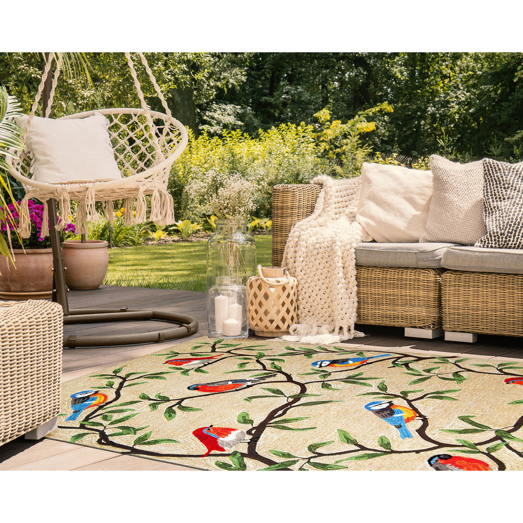 Ravella Birds On Branches Indoor/Outdoor Area Rug