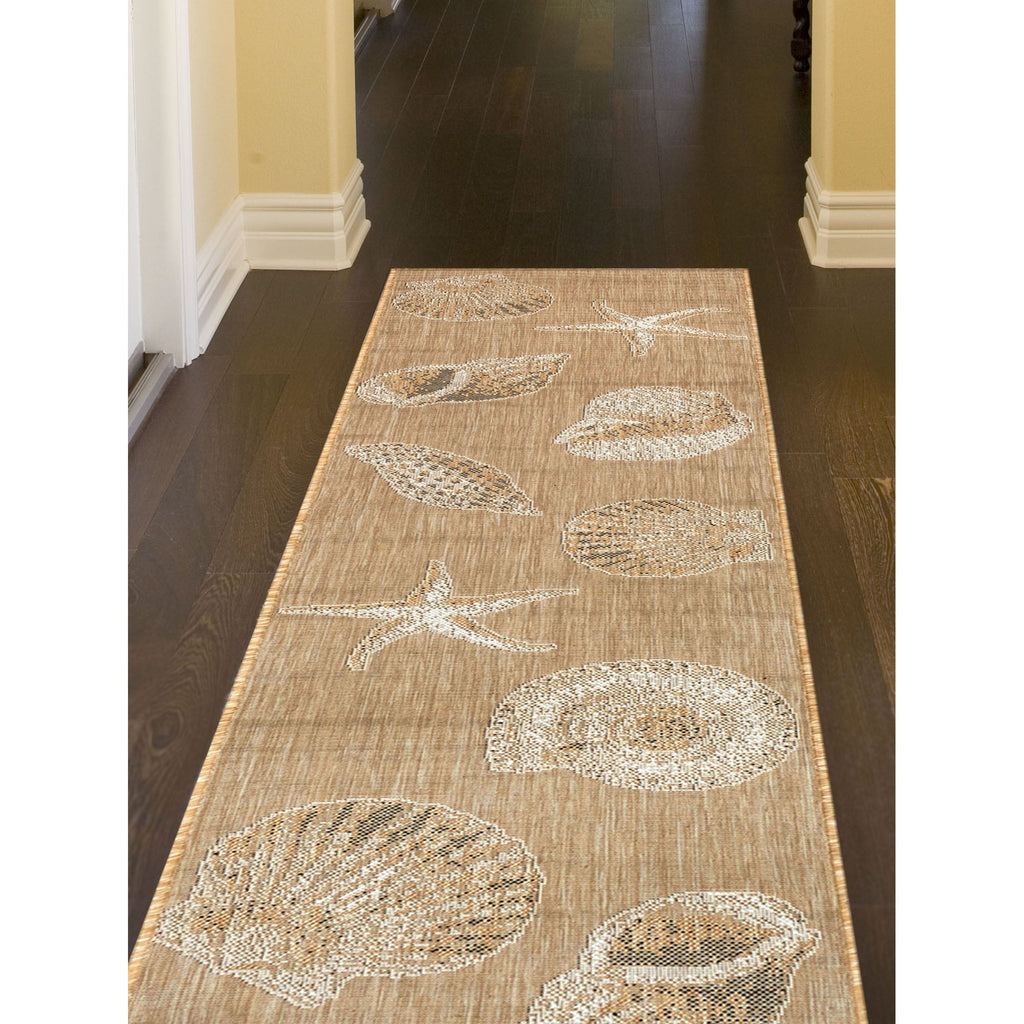 Carmel Shells Indoor Outdoor Area Rug