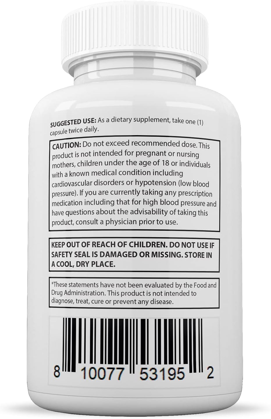 60 Capsules Supplement Pills O5030