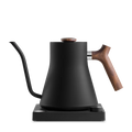 Matte Black Electric Pour Over Kettle with Walnut Handle J6363