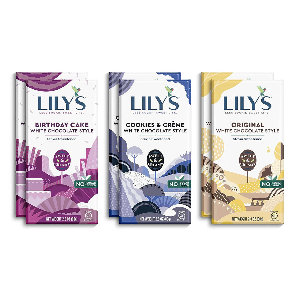 White Chocolate Style Bar Variety Pack 2.8 Ounce 6 Pack T55400