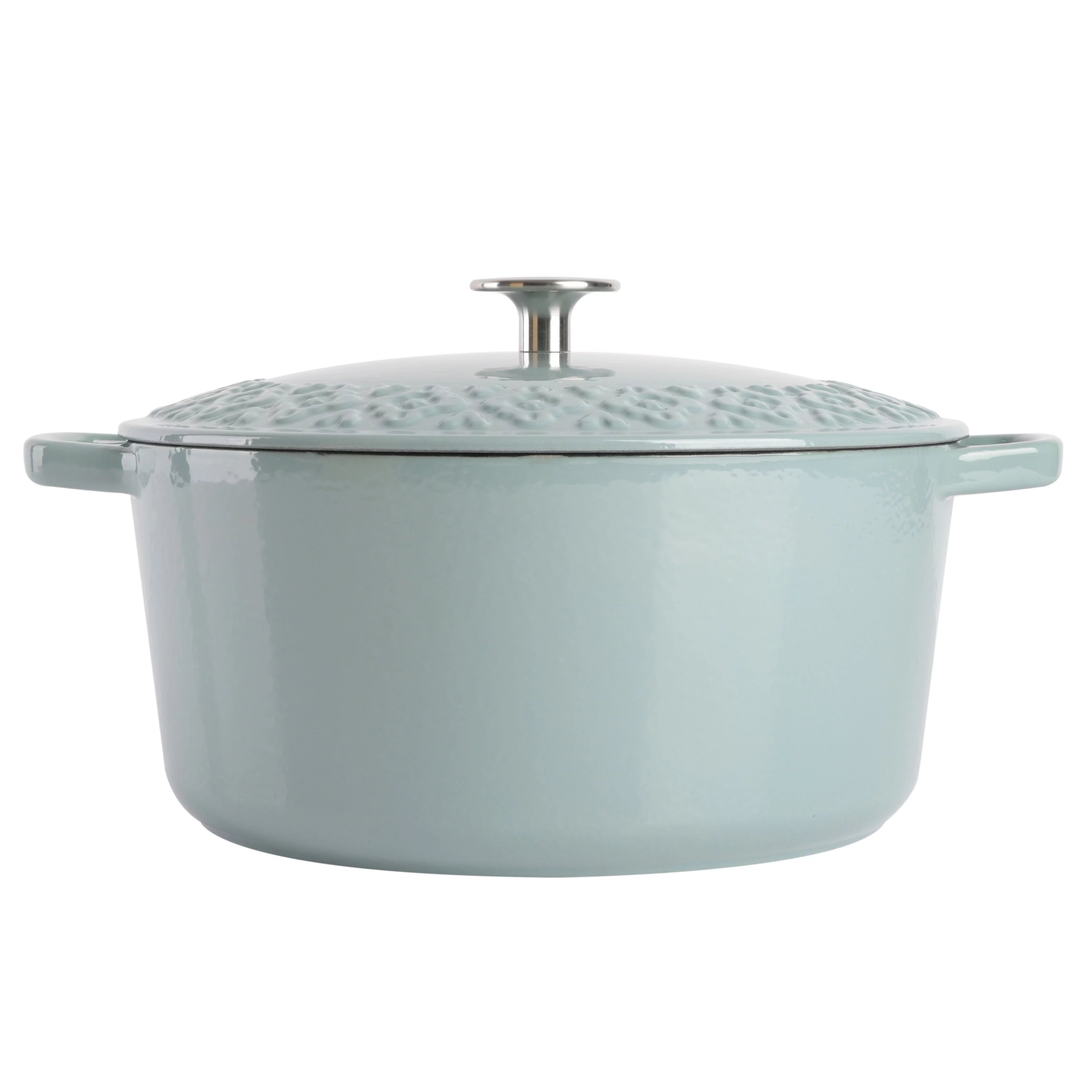 6-Quart Aqua Blue Cast Iron Dutch Oven J54930