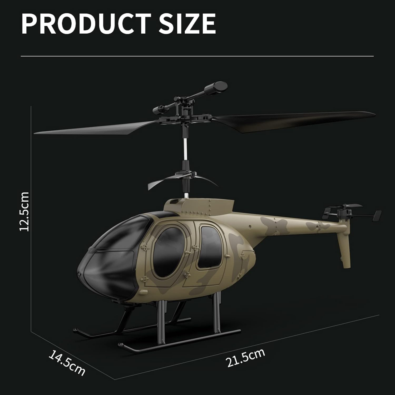2.4GHz RC Helicopter with 3 Batteries E878