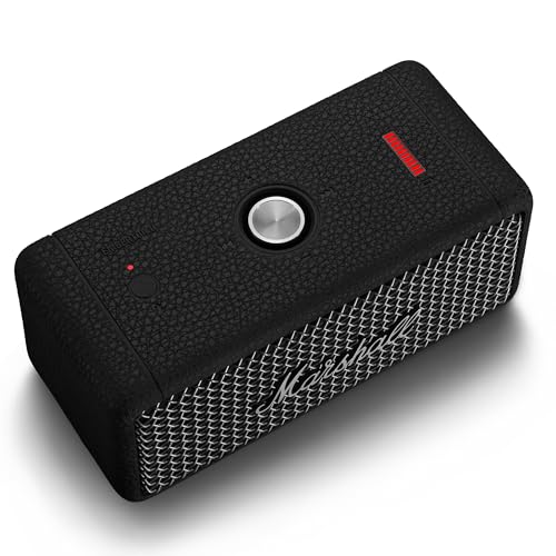 Black & Brass Portable Bluetooth Speaker R1426