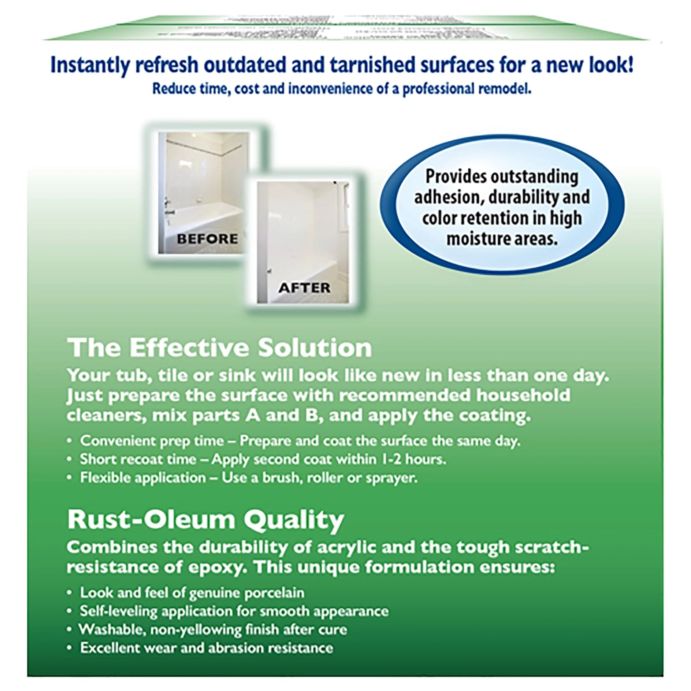 White Gloss Tub & Tile Refinishing Kit M990