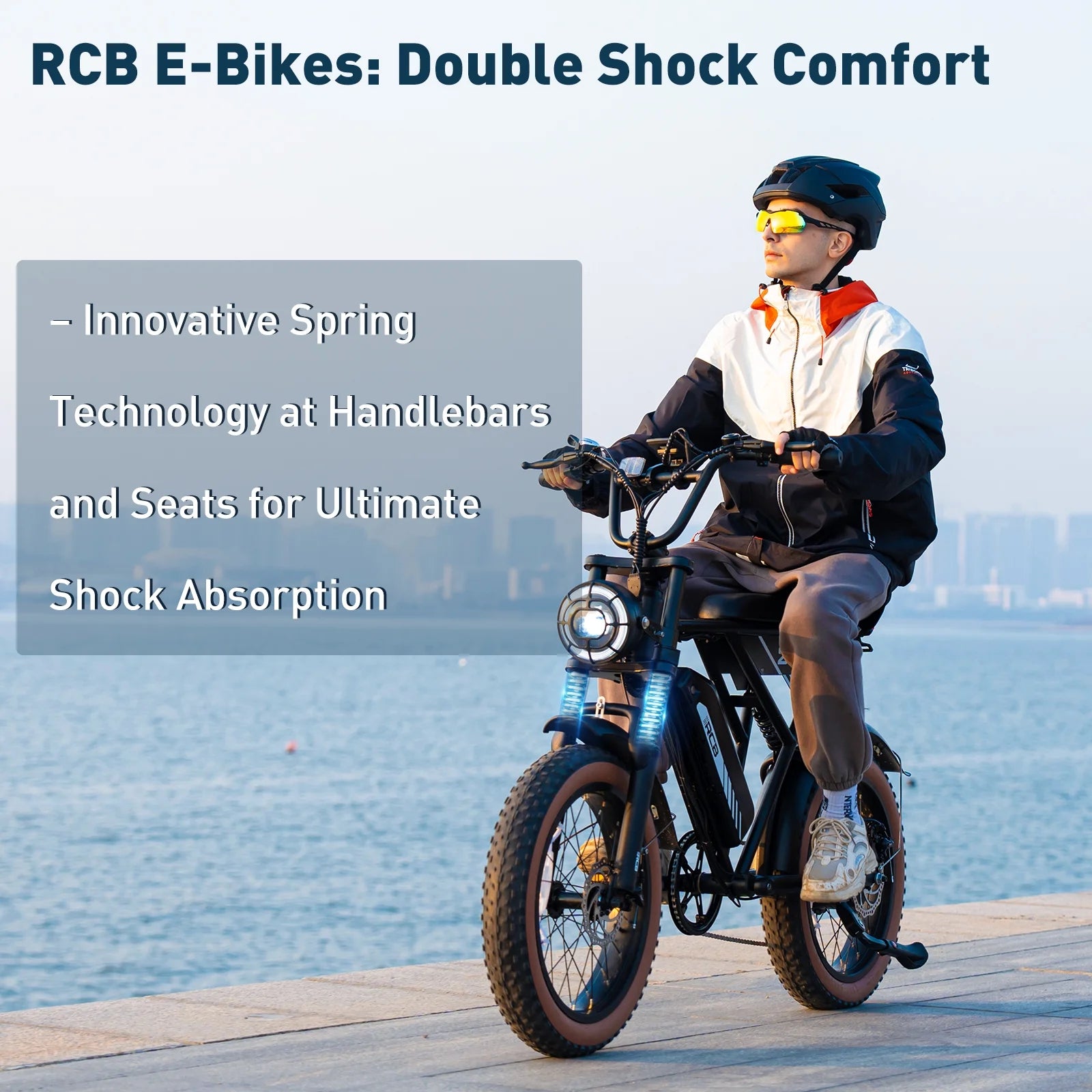 Black 20" 4.0 Fat Tire Electric Bike with 48V 15Ah Battery O791435