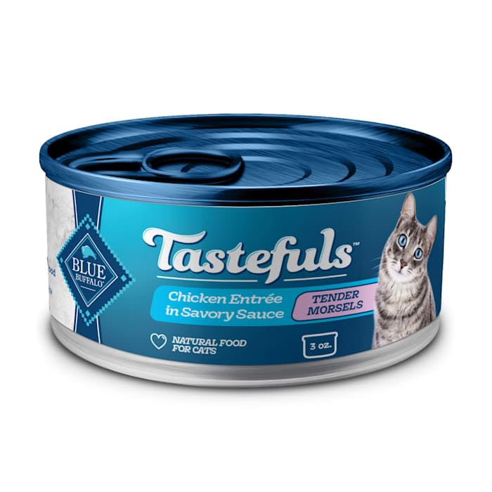 Natural Tender Morsels Wet Cat Food, Chicken Entrée 5.5-oz cans (Pack of 24) Q1685
