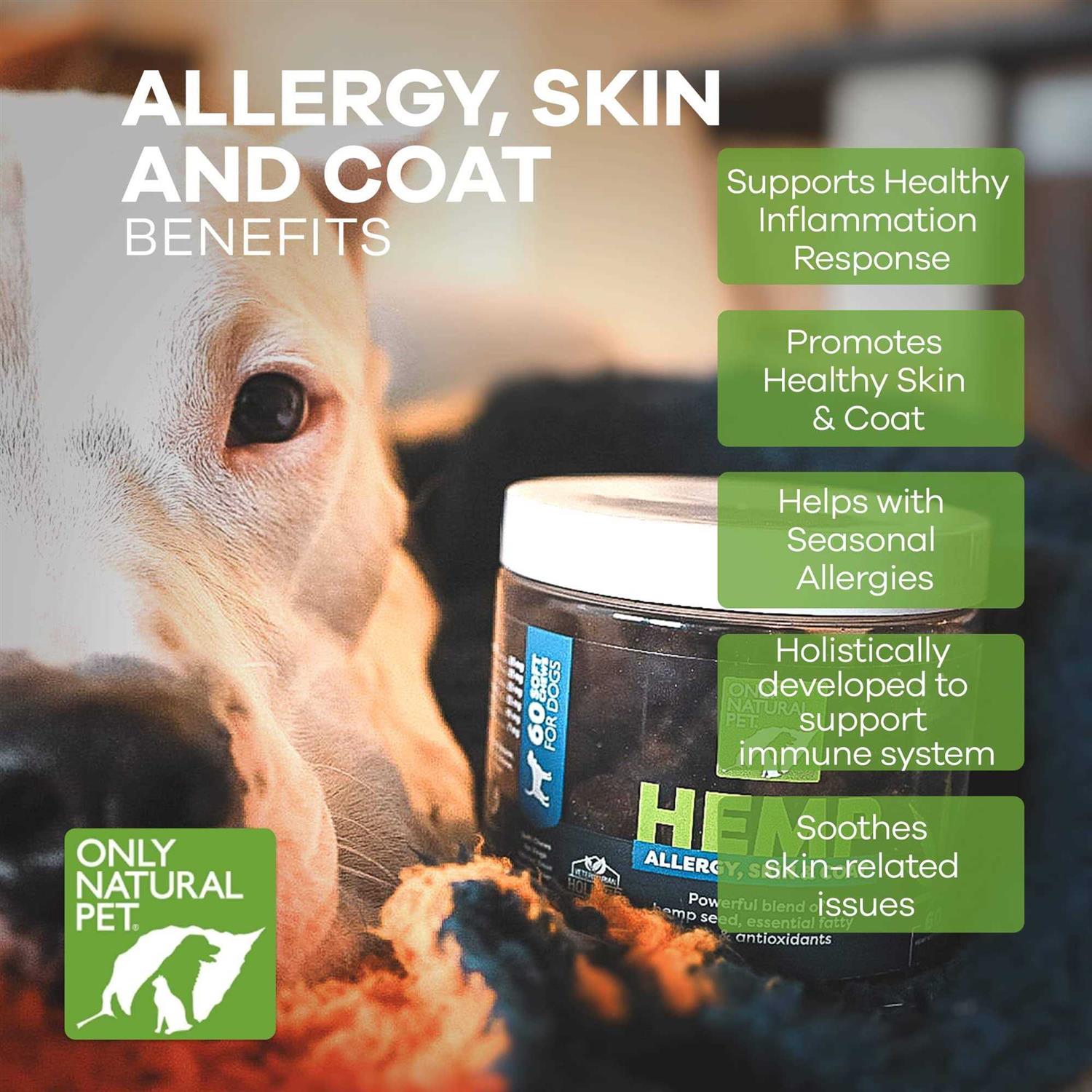 Allergy Skin & Coat Hemp Soft Chews G686529