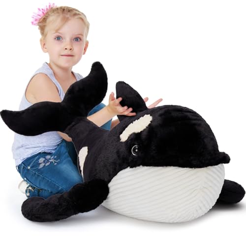 31.5Inch Orca Stuffed Animal Plush Soft Killer Whale M19850