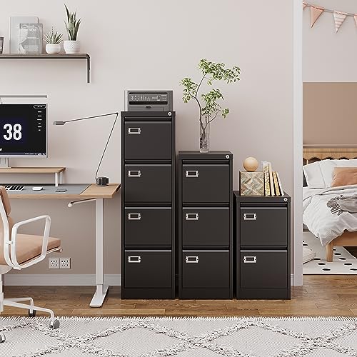4 Drawer Lockable Metal File Cabinet N807