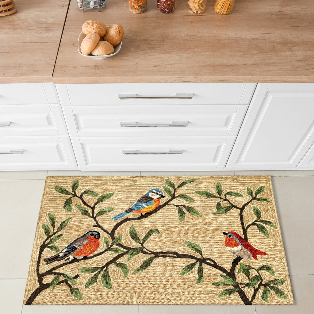 Ravella Birds On Branches Indoor/Outdoor Area Rug