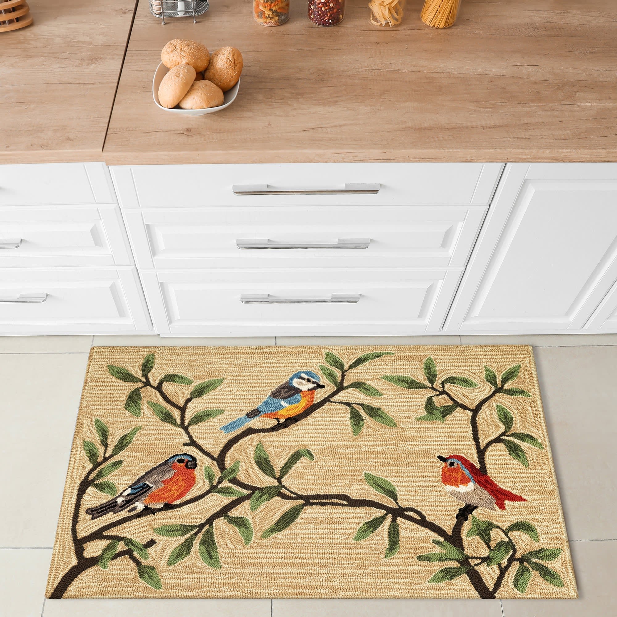 Ravella Birds On Branches Indoor/Outdoor Area Rug
