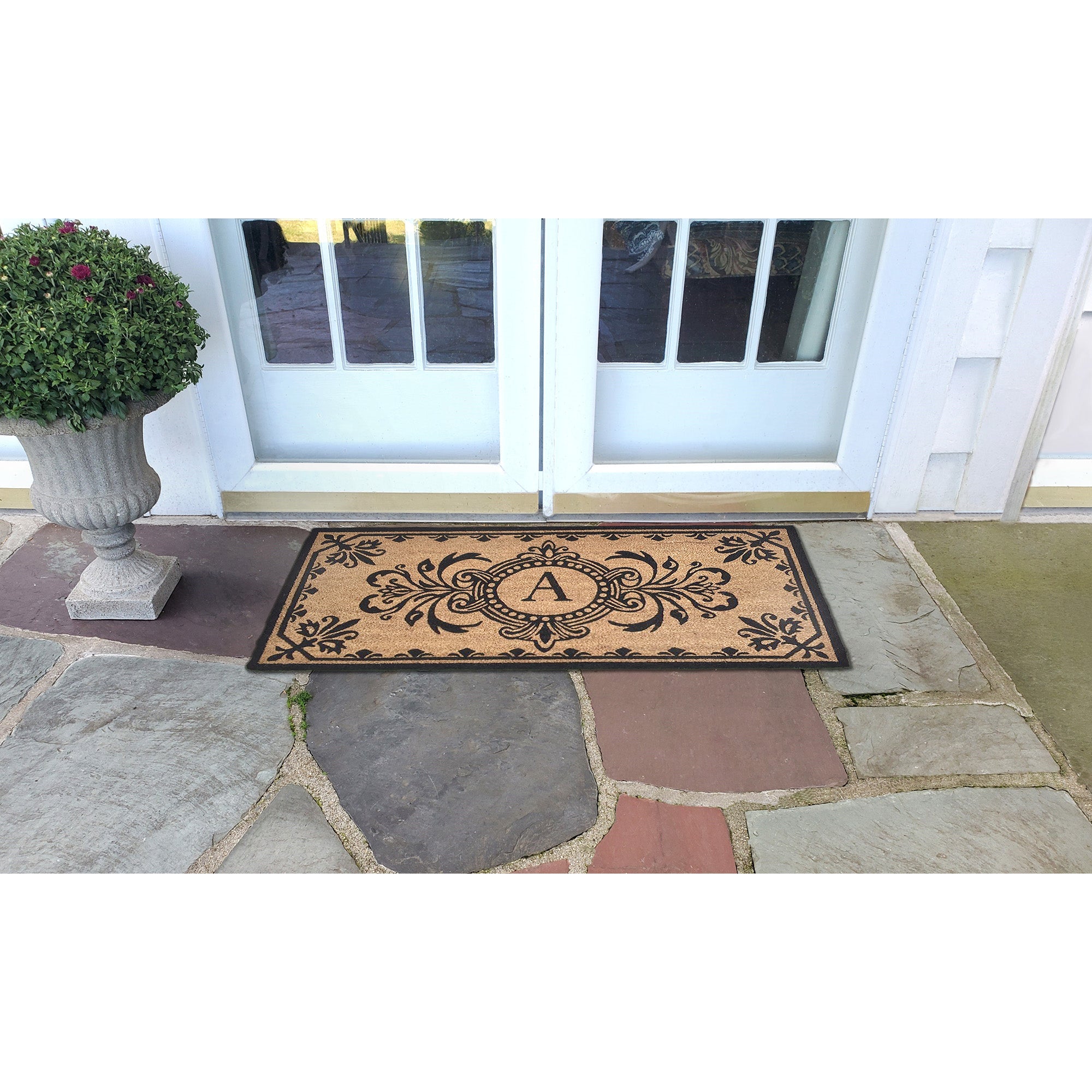 Dwell Vine Coir Doormat with Non-Slip Backing
