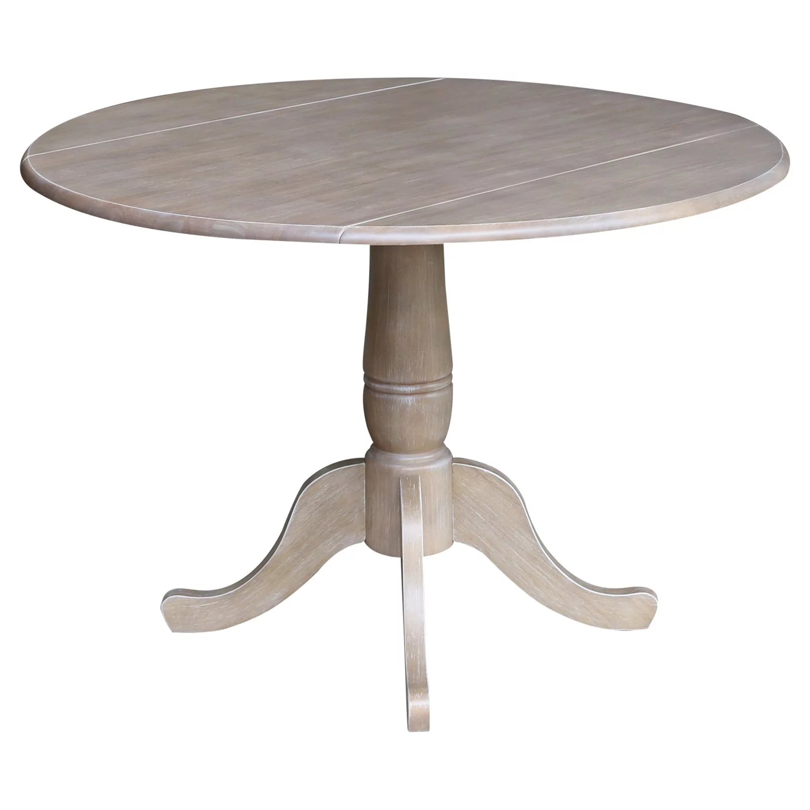 42" Round Dual Drop Leaf Pedestal Table W3416