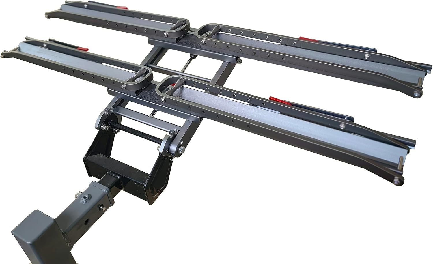 3" Wide Double Hitch Mount E-Bike Rack B4336