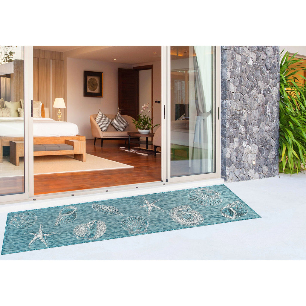 Carmel Shells Indoor Outdoor Area Rug