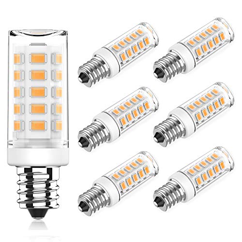 6 Pack E12 Candelabra LED Bulb 4W Daylight White 5000K I782