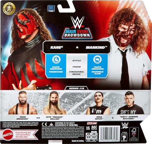 WWE Main Event Championship Showdown 2-Pack Action Figures & Accessory M603839