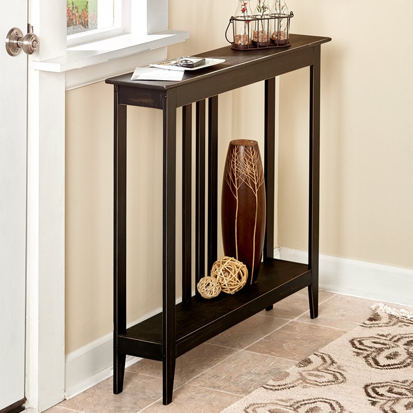 Narrow Wood Console Table N52753