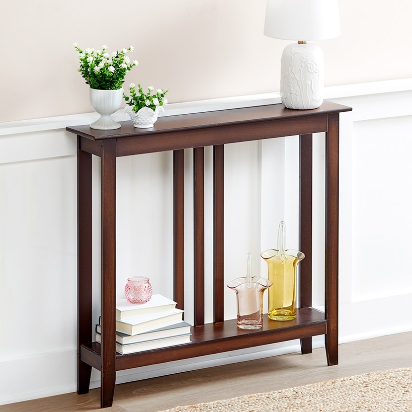 Narrow Wood Console Table N52753