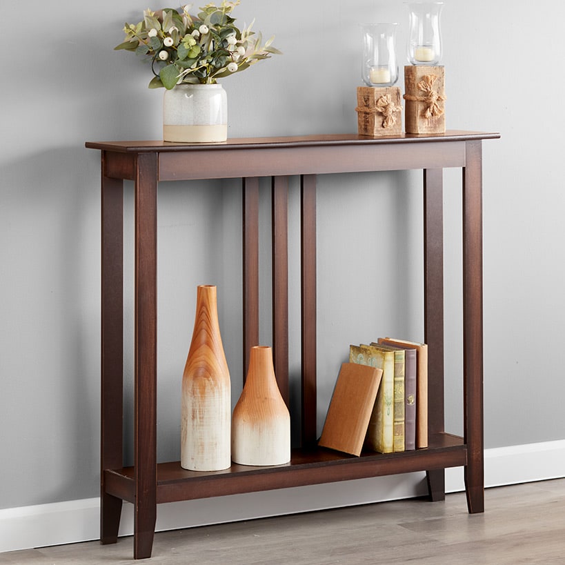 Narrow Wood Console Table N52753