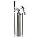 Stainless Steel Mini Keg Dispenser Portable Kegerator Kit (128oz) U323