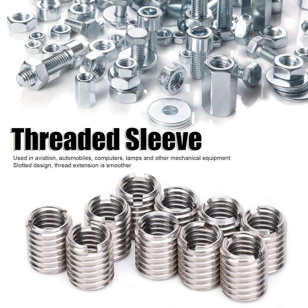 10Pcs Stainless Steel Hex Socket Drive Insert Nut for Wood Furniture (20 x15mm) G2190