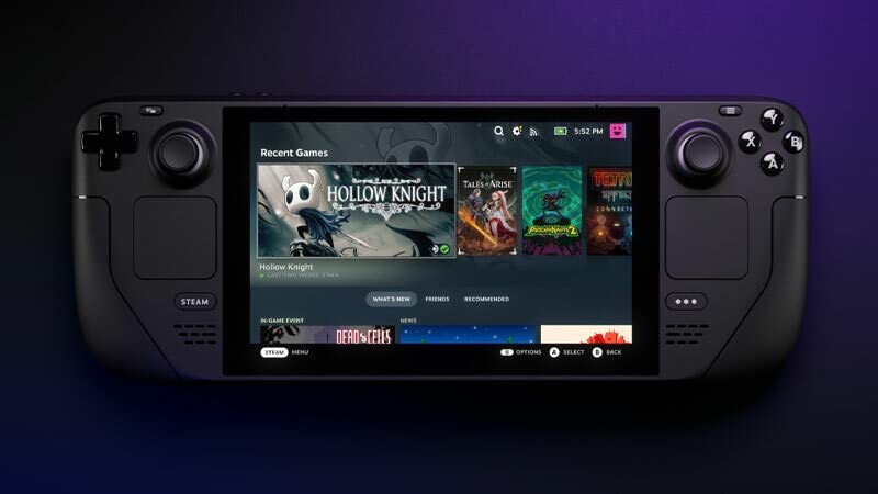 512GB Handheld Gaming Console with 7 inch Touchscreen LCD Display C28484