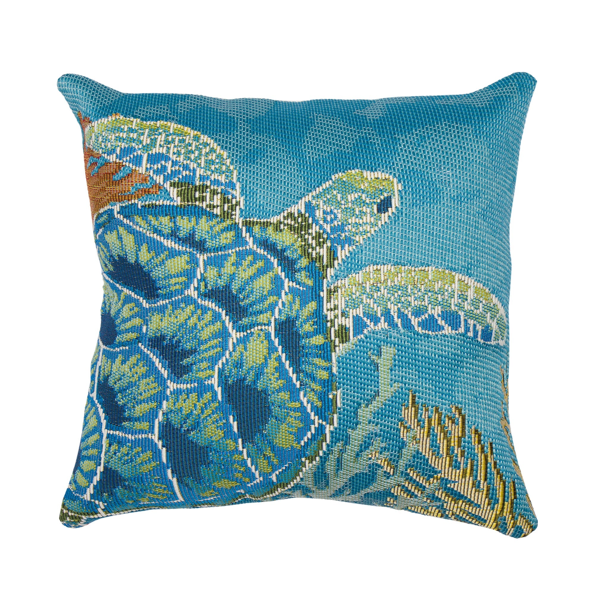 Marina Seaturtle Garden Indoor Outdoor Throw Pillow