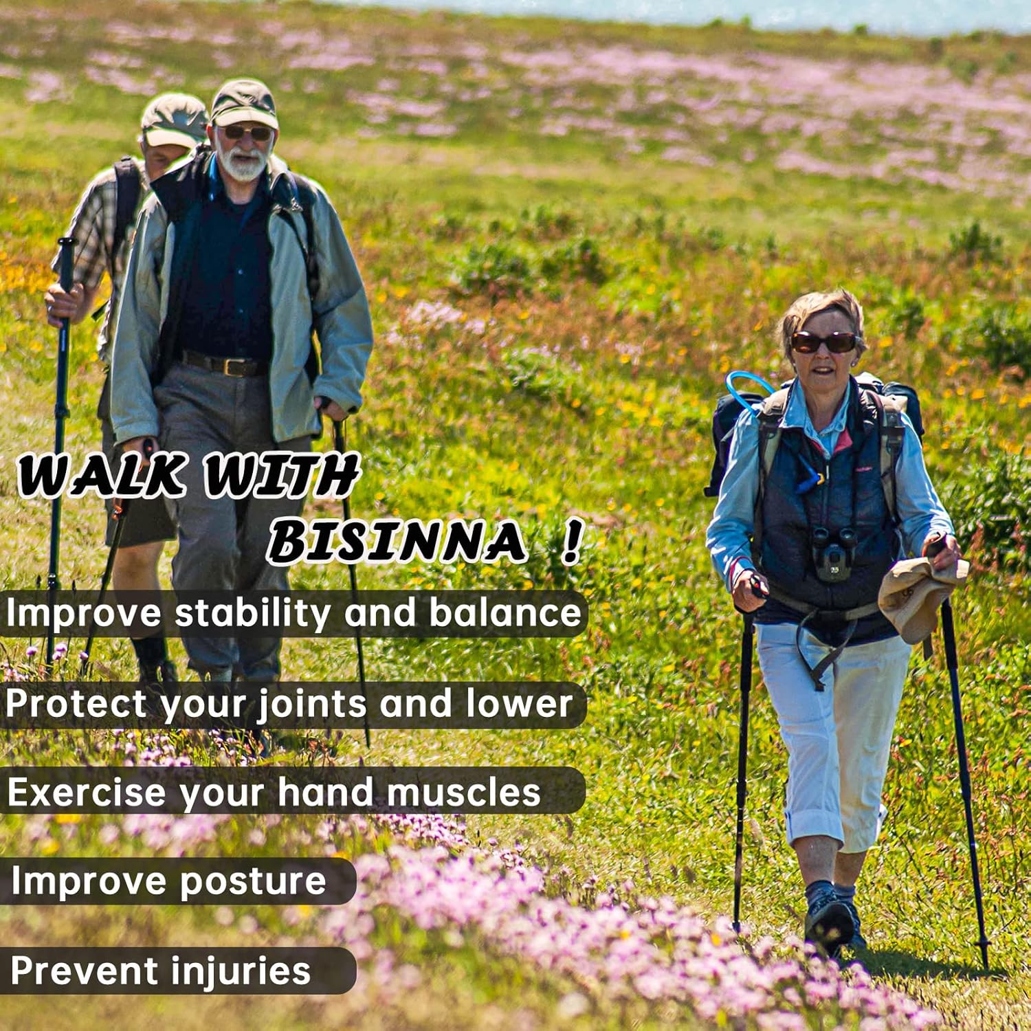 Carbon Fiber Trekking Poles Collapsible Walking Sticks Hiking Folding Poles Quick Lock 2pc B95083