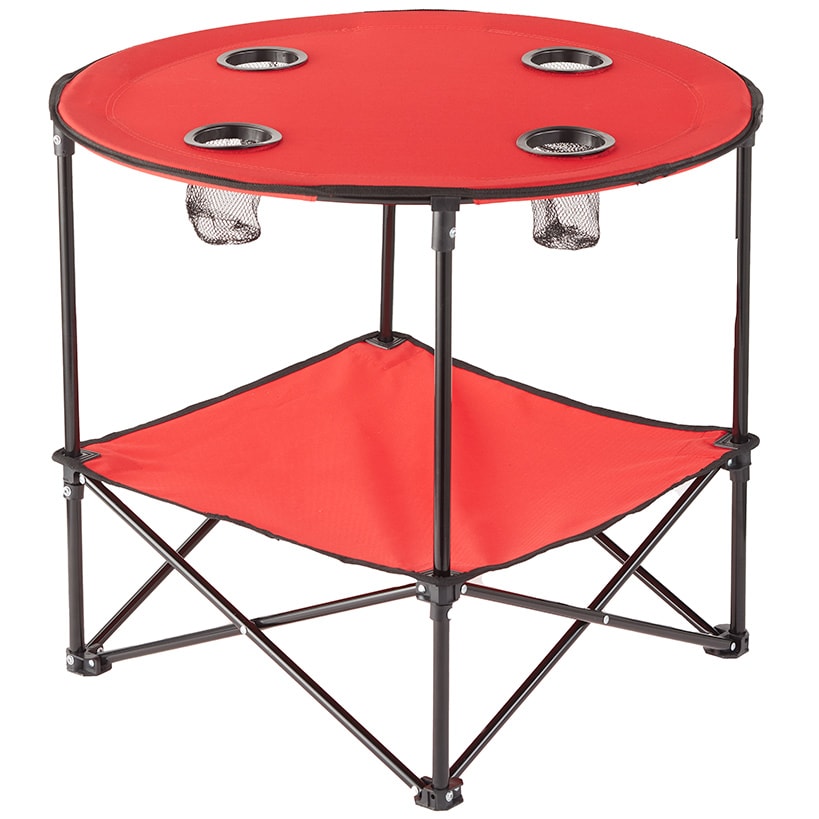 Portable Folding Picnic Table with Shelf, Waterproof K830265