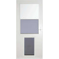 White High-view Wood Core Storm Door Y3758