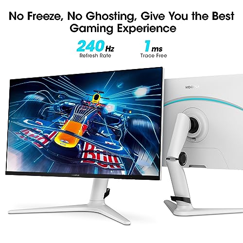 27” 240Hz QHD Mini-LED Gaming Monitor, White/Grey I146770
