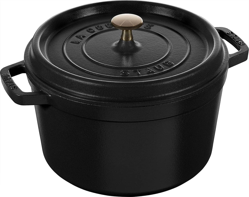 Matte Black Cast Iron Dutch Oven 5-qt Q42929